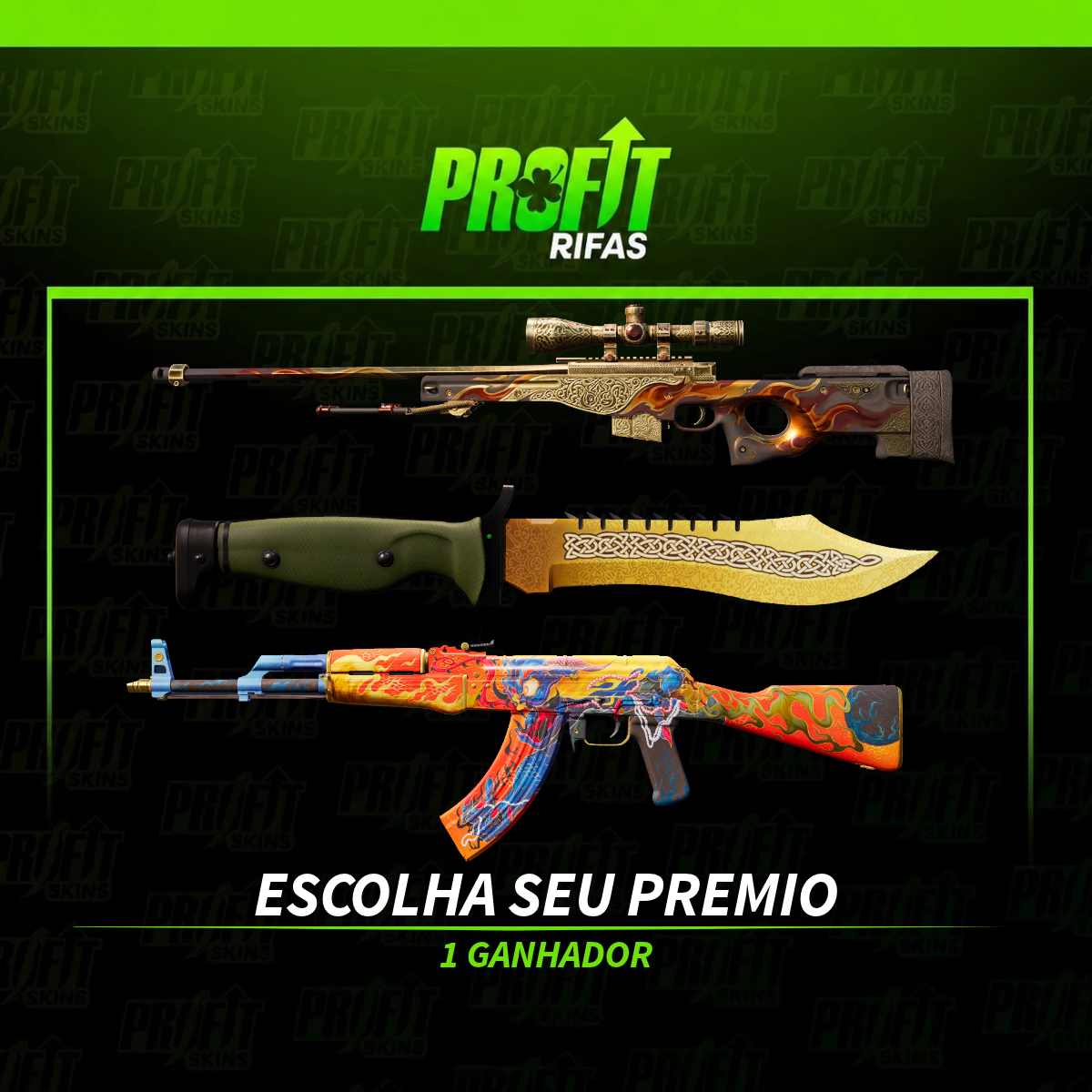 ESCOLHA SEU PREMIO 🍀